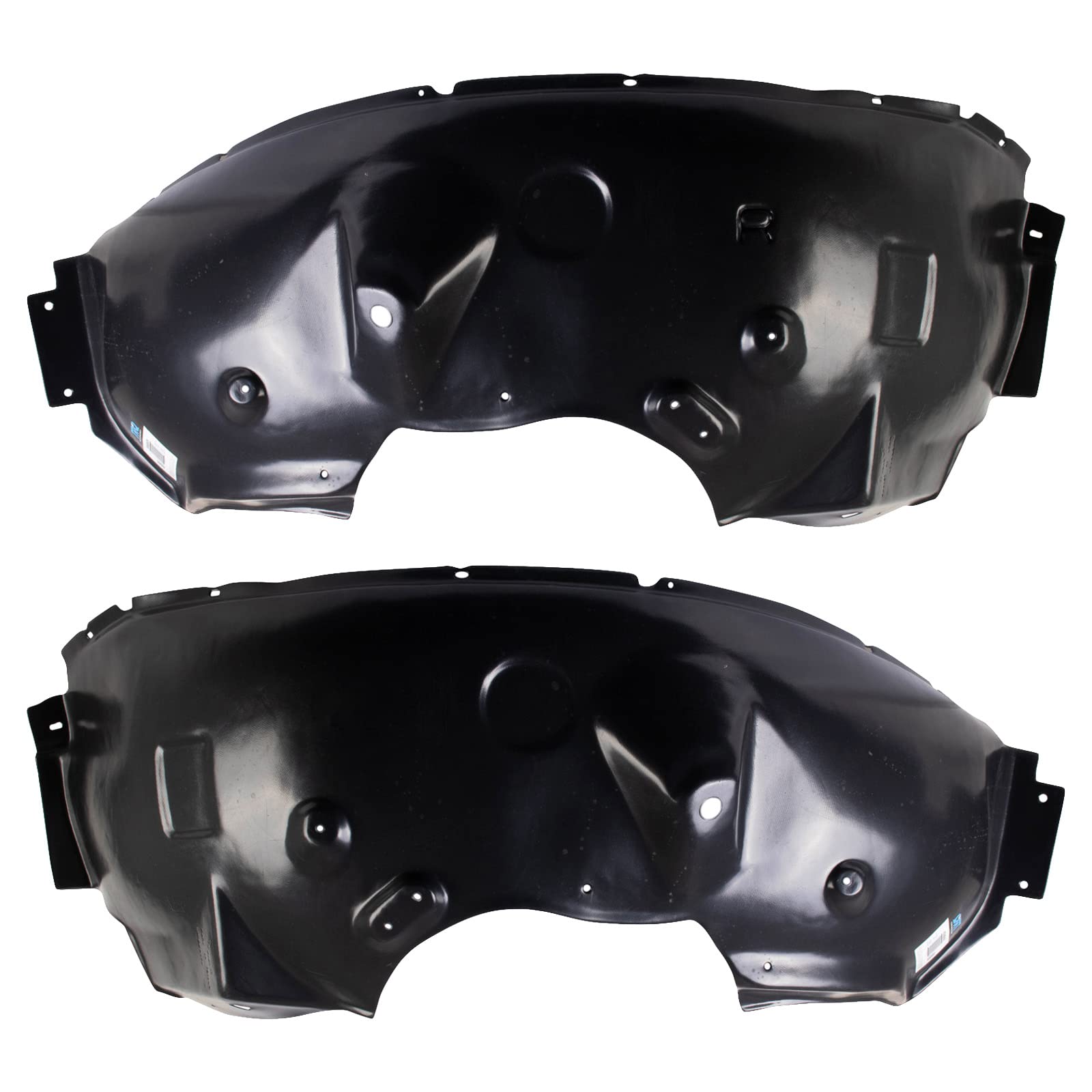 TRQInner Fender Liner Set Compatible with 2008-2010 Ford F-250 Super Duty F-350 Super Duty FO1248147 FO1249135