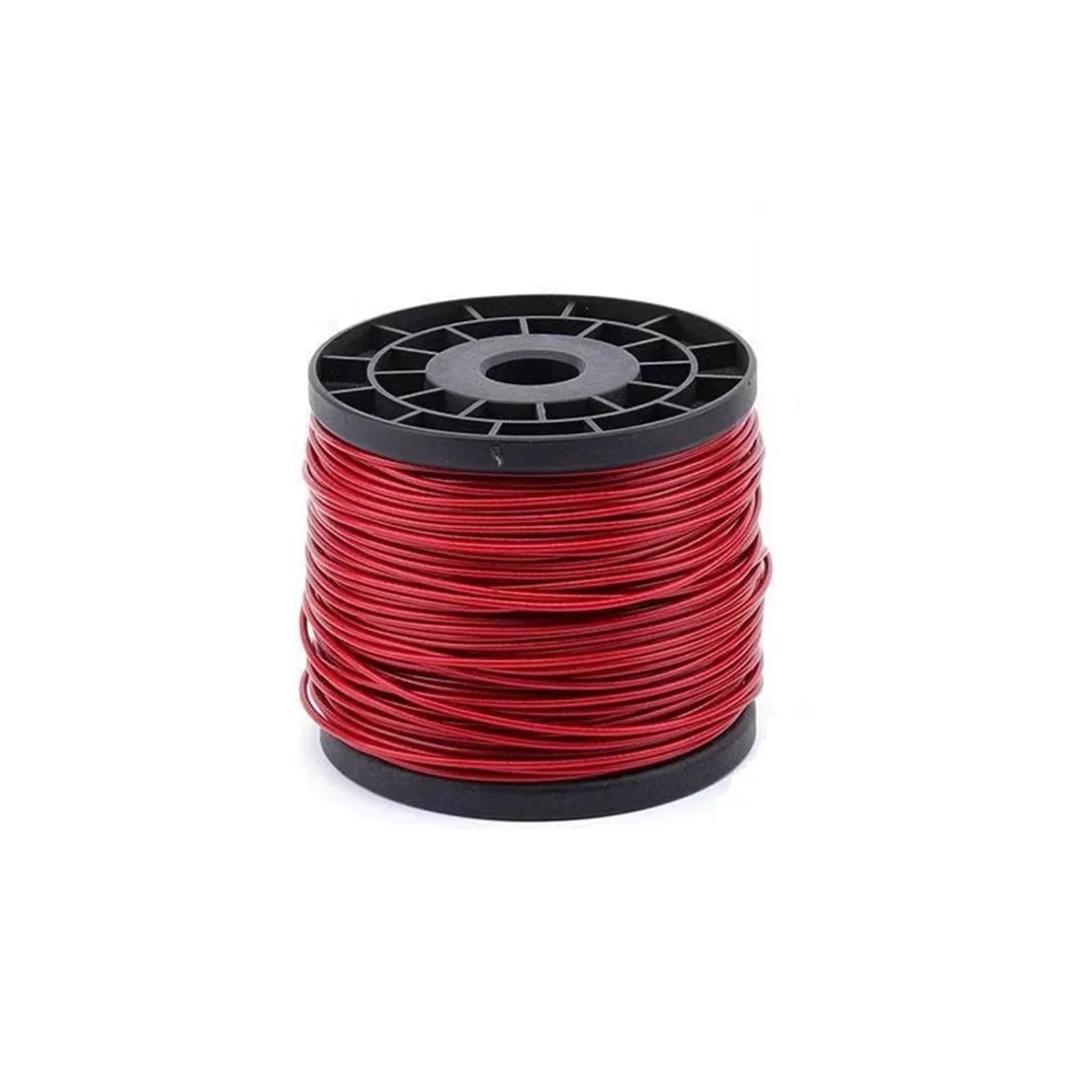 Câble métallique en acier inoxydable, Câble en acier inoxydable 304 gainé de plastique, revêtement PVC rouge, plusieurs tailles, 50 mètres par bobine(4.0mm)