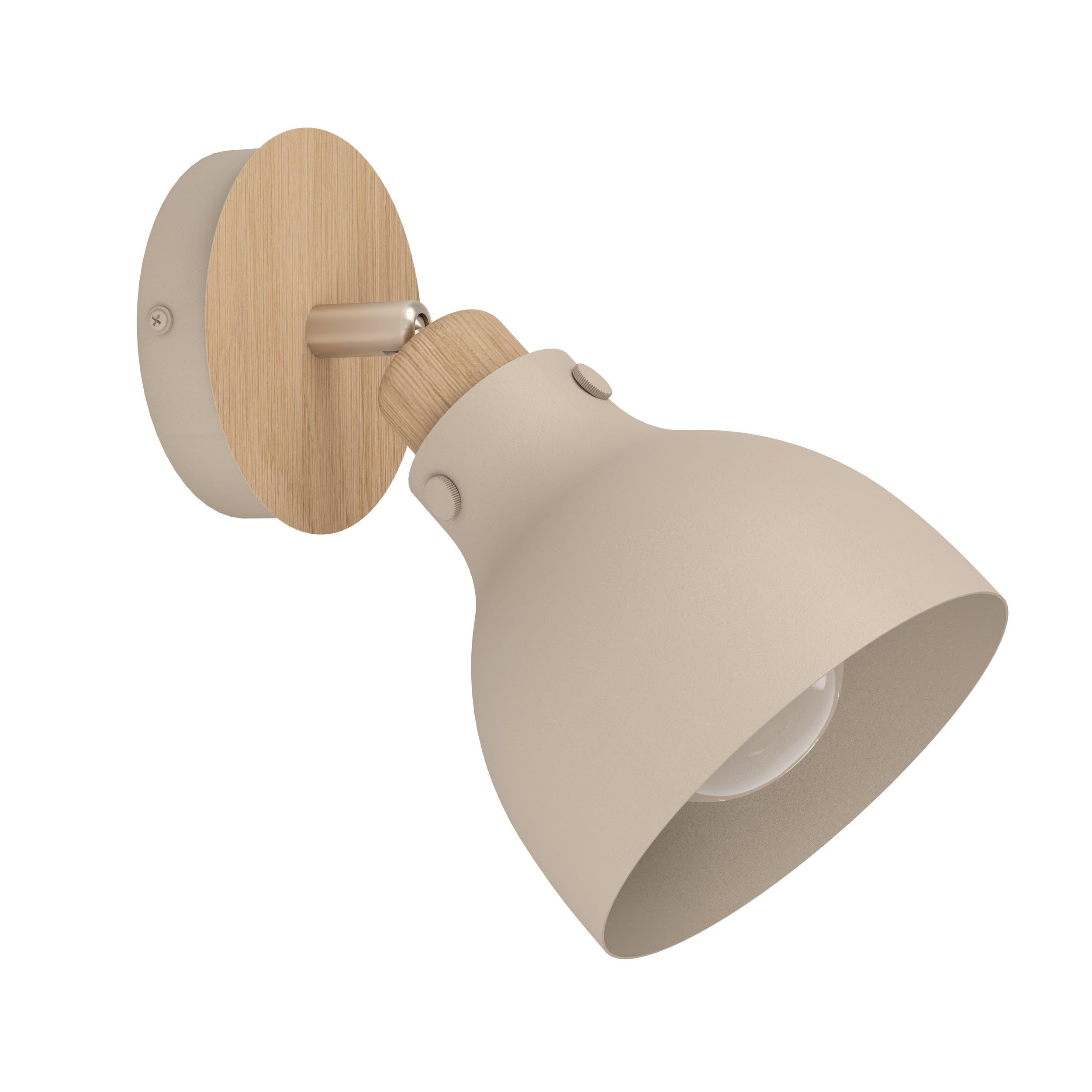 SLV Dorisa Inside, LED Spot, Surface Mounted Light, Wall Spotlight / IP44 4000K 5.2W 280lm Chrome 110 Degrees, Aluminium, 5.2 W