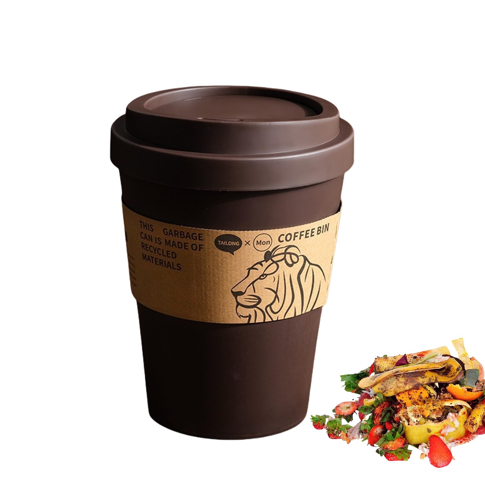 Poubelle tasse à café miniature pour embellir votre bureau et cuisine