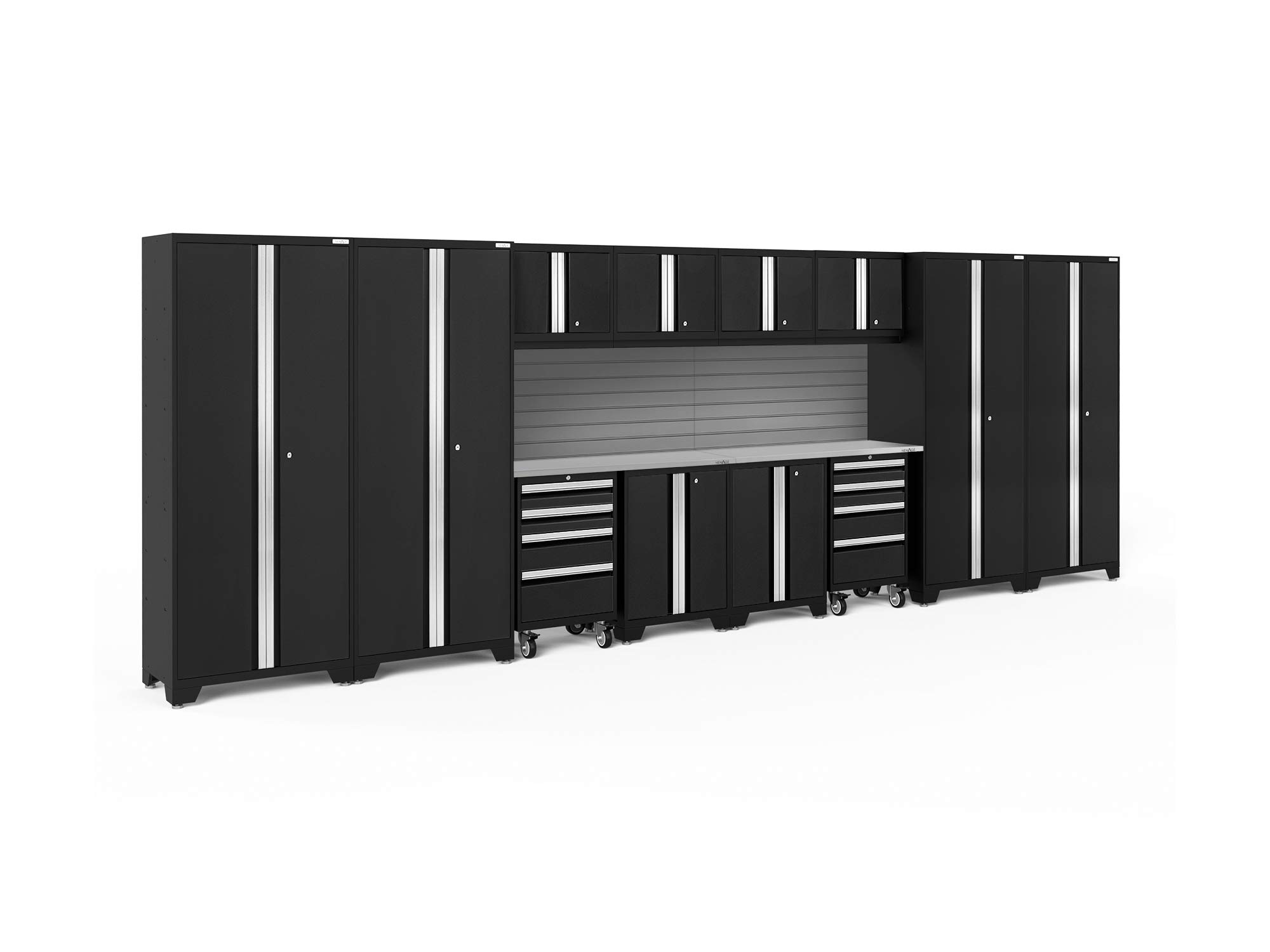 NewAge Products Bold Series Black 14 Piece Set, Garage Cabinets, 63270