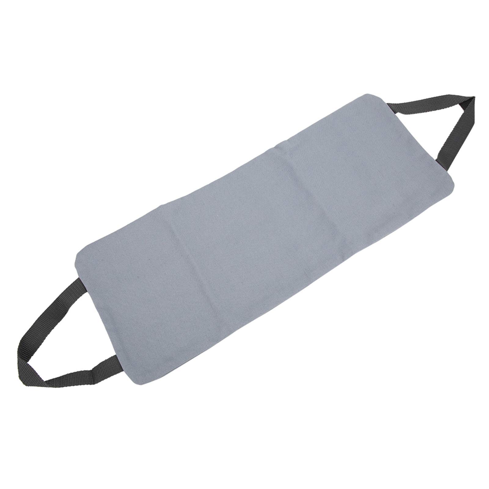 URSXODAWQ Thin Arm Yoga Sandbag, Workout Freeweight Bag for Leg Slimming Training, Lightweight Zippered Fitness Sandbag with Leakproof Inner Bag, Sturdy Handles for Yoga and Home Gym Exercis (Grey)