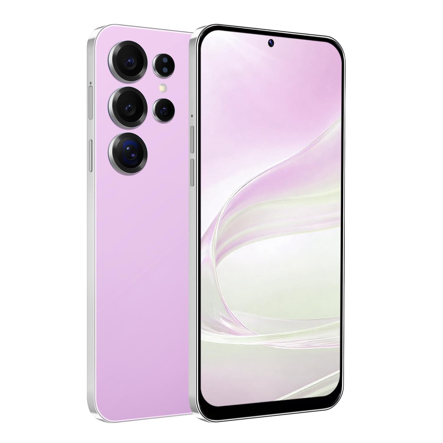 4G Smartphone sbloccato, Android 12.0 Telefoni Cellulari con Schermo HD + 6,6 '', 4 GB + 32 GB ROM / 256 GB SD, 4 G Dual SIM Doppia Fotocamera ID Face + WiFi+GPS+OTG (Pink)
