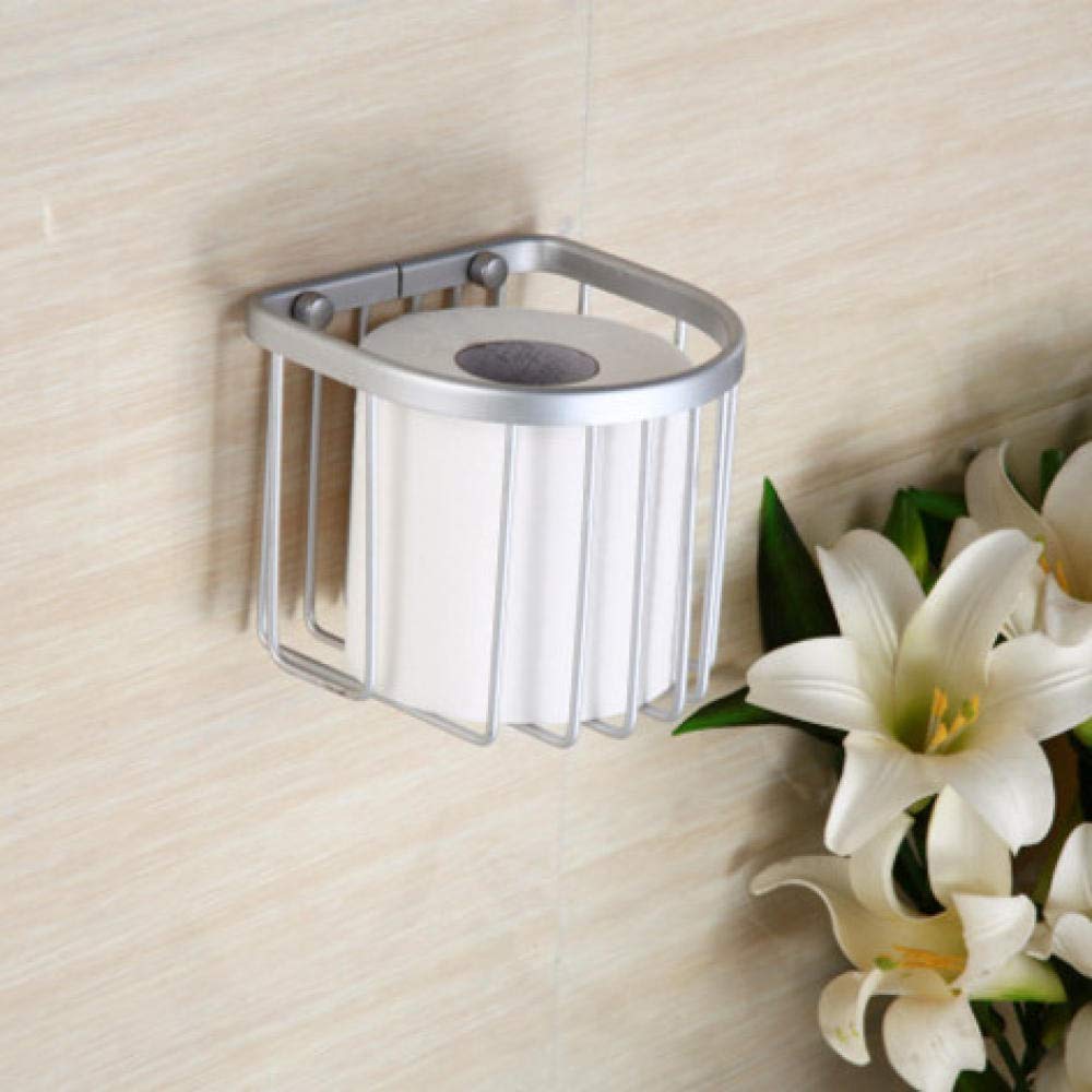 JF-XUAN Space Aluminum Paper Holder Compatible with Commercial Bathroom Paper Holder and Home Toilet Paper Holder Toilet Tissue Box