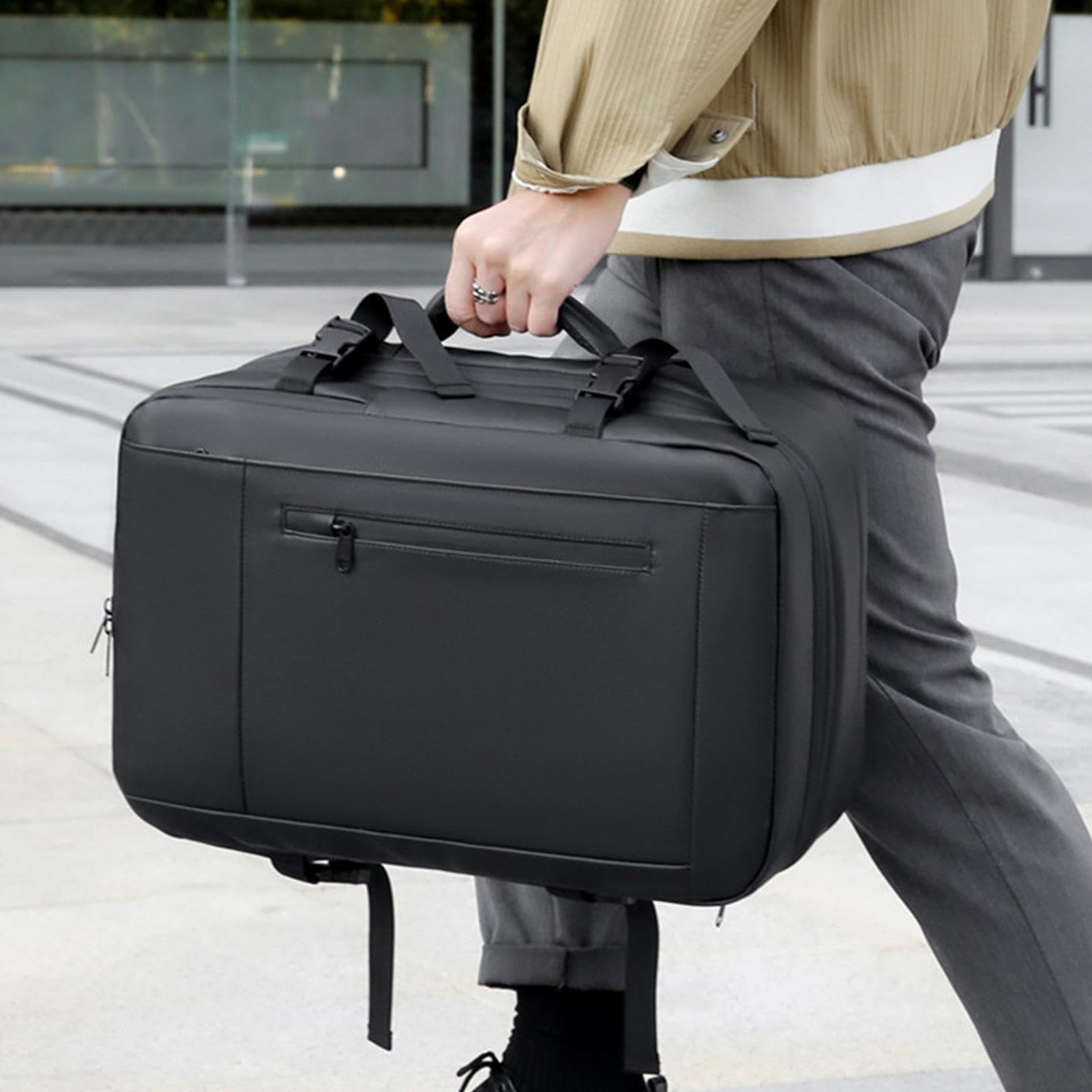Luftkompressionsrucksack Platzsparendes und ergonomisches Design mit großem | Große Kapazität Vakuum-Kompressionsbeutel für Reisen, Outdoor, Camping, Wandern, Pendeln, Alltag, Fre