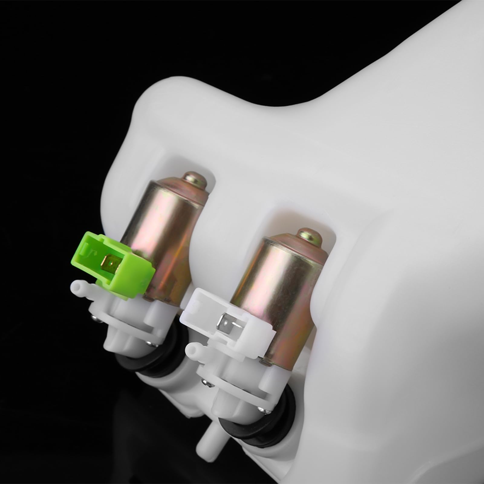 Wiper Wash Bottle, Wiper Wash Bottle 2 Hole Pump Tank Glass Kit for GQ Maverick 88-97