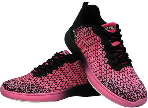 Miniatura 3 de Pyramid Path Lite - Zapatos de bolos de malla sin costuras para mujer, diseño ligero sin costuras, ajuste atlético, parte superior de punto