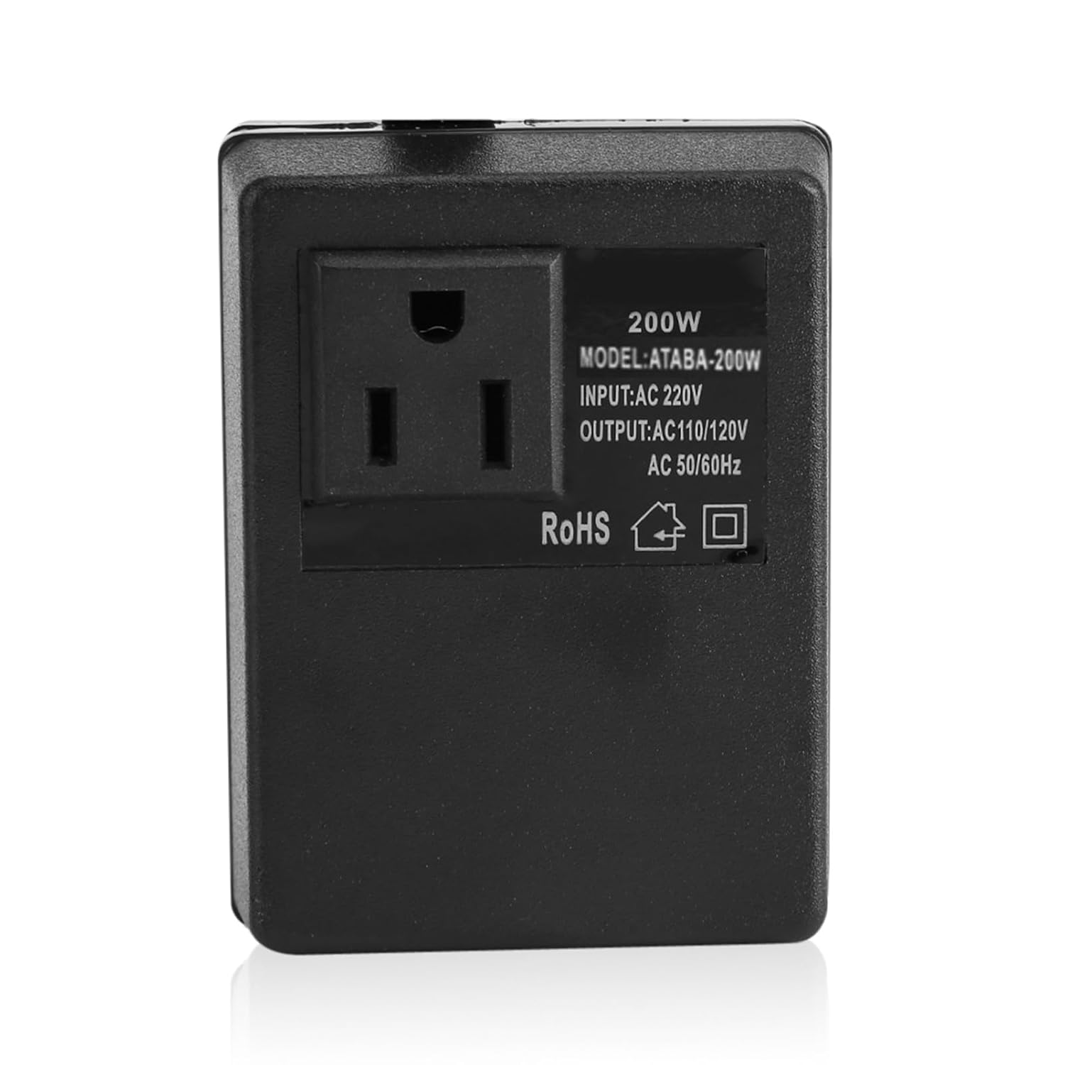 Akozon Travel Electronic International Voltage Converter 220V to 110V Travel Adapter Transformer 220V to 110V Max 200W
