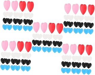 Beavorty 75 Pairs Love Non-Slip Ear Hook Eyeglasses Ear Hooks Portable Glasses Retainer Eyeglass Tip Cover Portable Eyeglasses Retainers Sunglass Ear Grips Replaceable