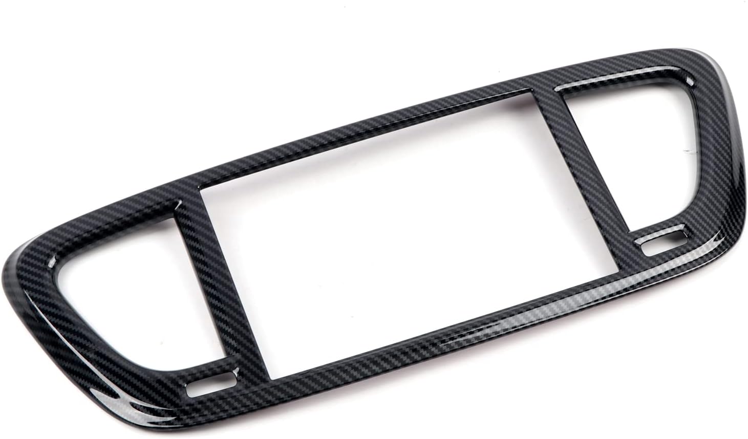 for Chrysler Pacifica 2021-2022 Carbon Fiber Black Interior Dashboard Navigation Cover Trim 1pcs Car Accessories
