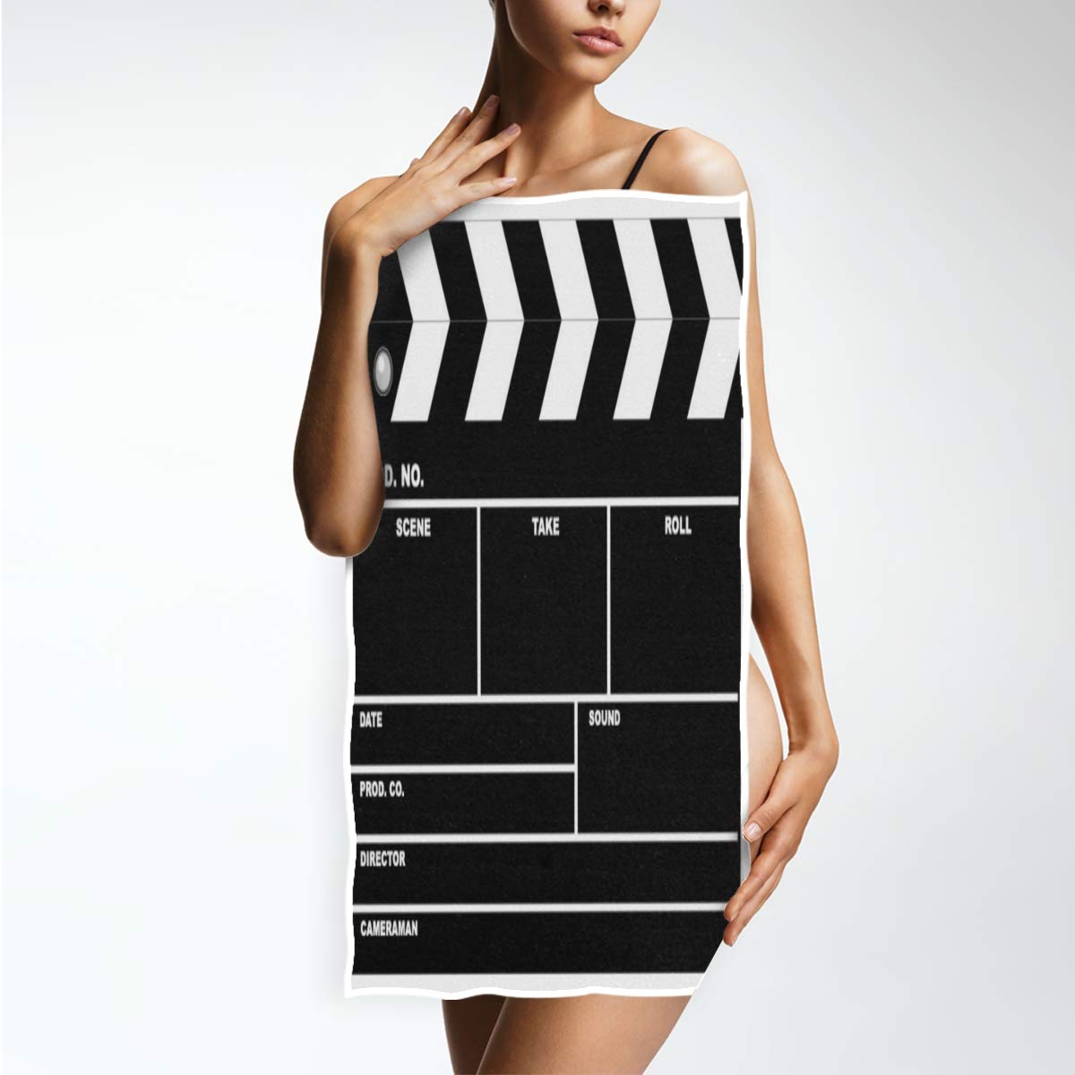 N/E RXYY Serviettes à Main En Coton Motif Dragons Chinois Serviette De