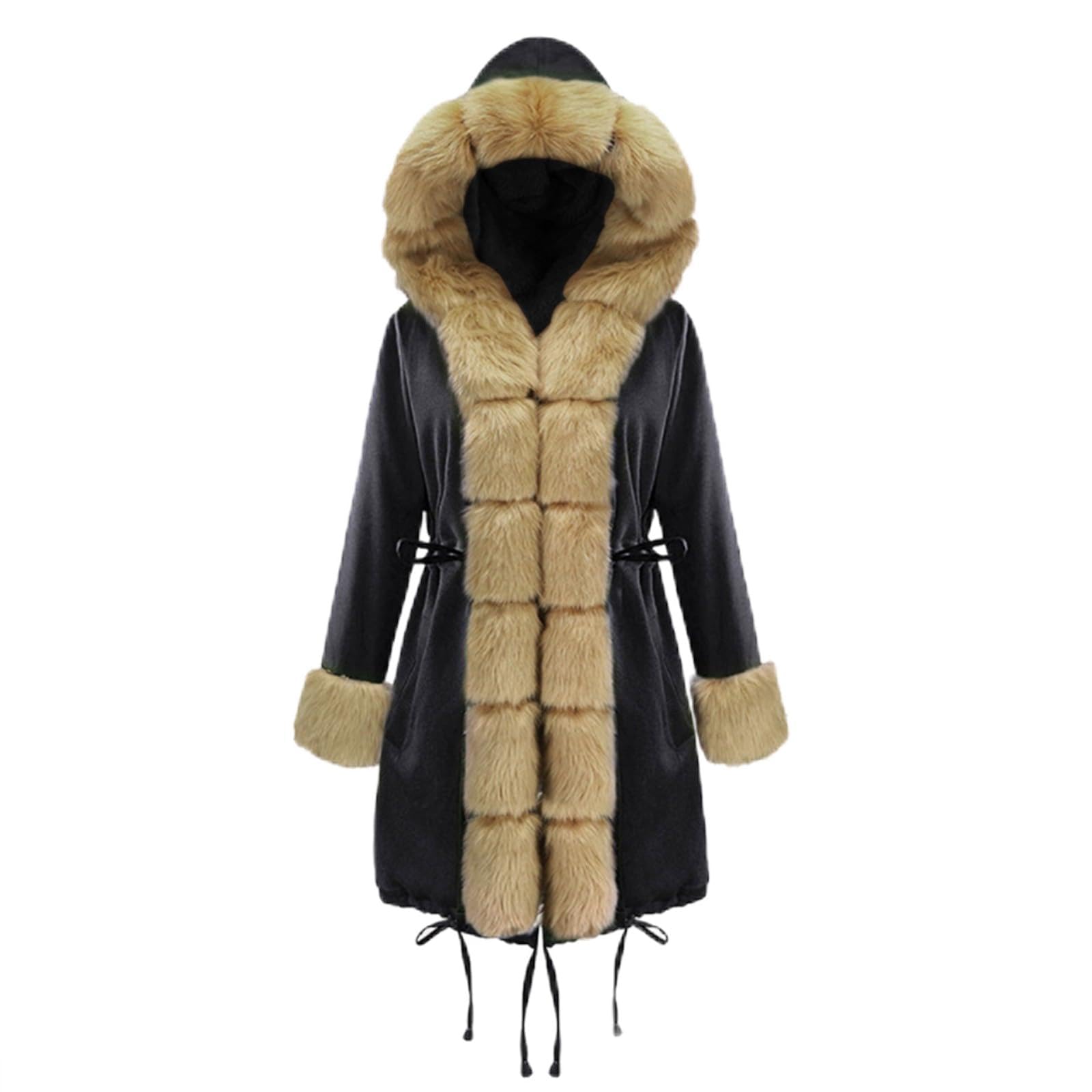 Genérico Chaquetas de invierno para mujer Entretiempo Manga Larga Ligera Moda Plumiferos color sólido con bolsillos ropa exterior básica monocolor Termica Calefactables Chaqueta moderna días fríos