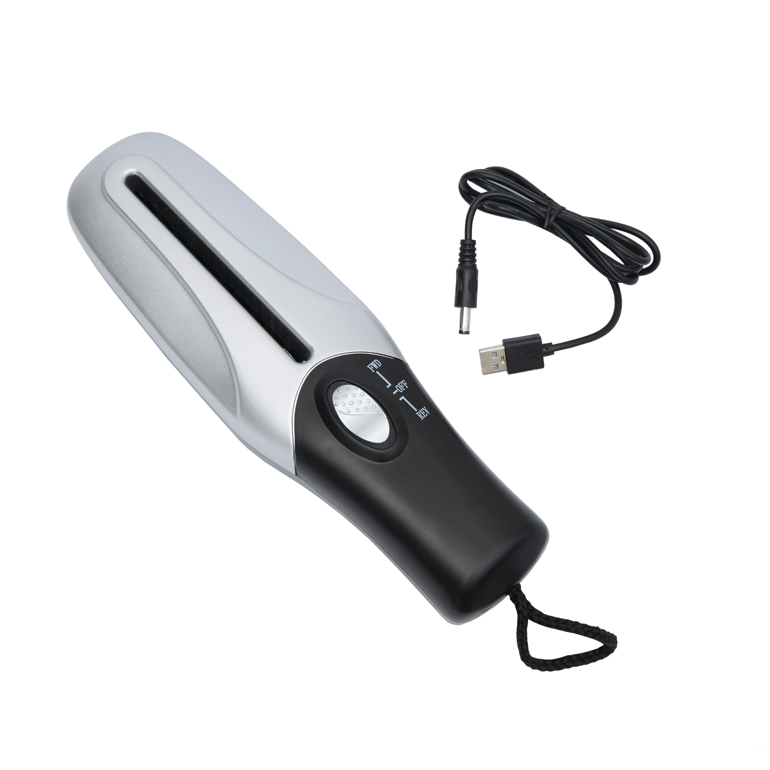 Coopers of Stortford - Handheld Paper Shredder - Mini USB or Battery Operated - Shreds Folded A4 into 6mm Strips - Lightweight & Compact Design - Ideal for Home or Office