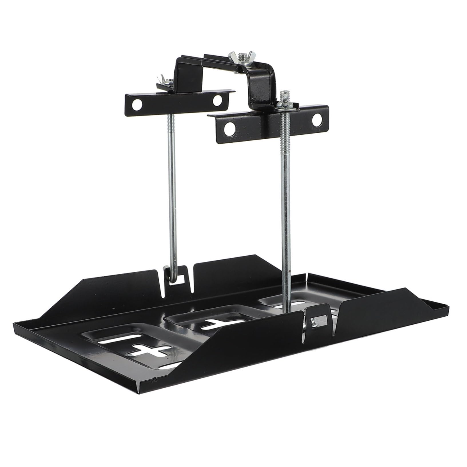 SOIMISS Support de Batterie Automobile pour Rangement Batterie de Voiture Fixation Voiture Sécurisée et Stable