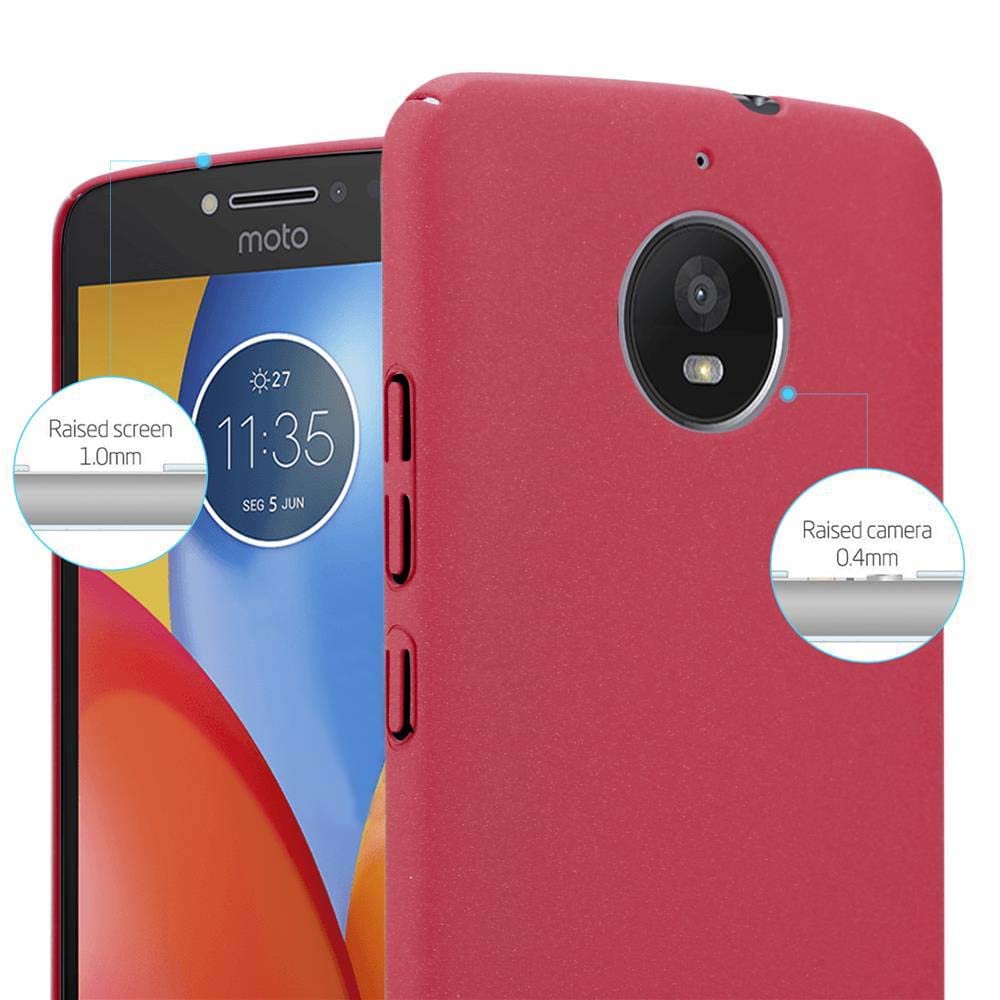 Cadorabo Custodia per Motorola MOTO C PLUS in FROSTY ROSA - Rigida