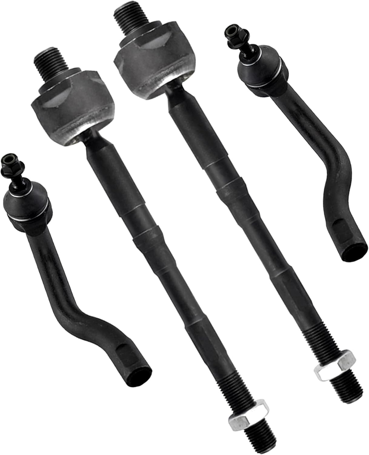 8pcs Suspension Kit for 2017-2023 Nissan Qashqai and 2014-2020 Nissan Rogue, Front Lower Control Arms with Ball Joints Sway Bar Links Inner and Outer Tie Rod Ends