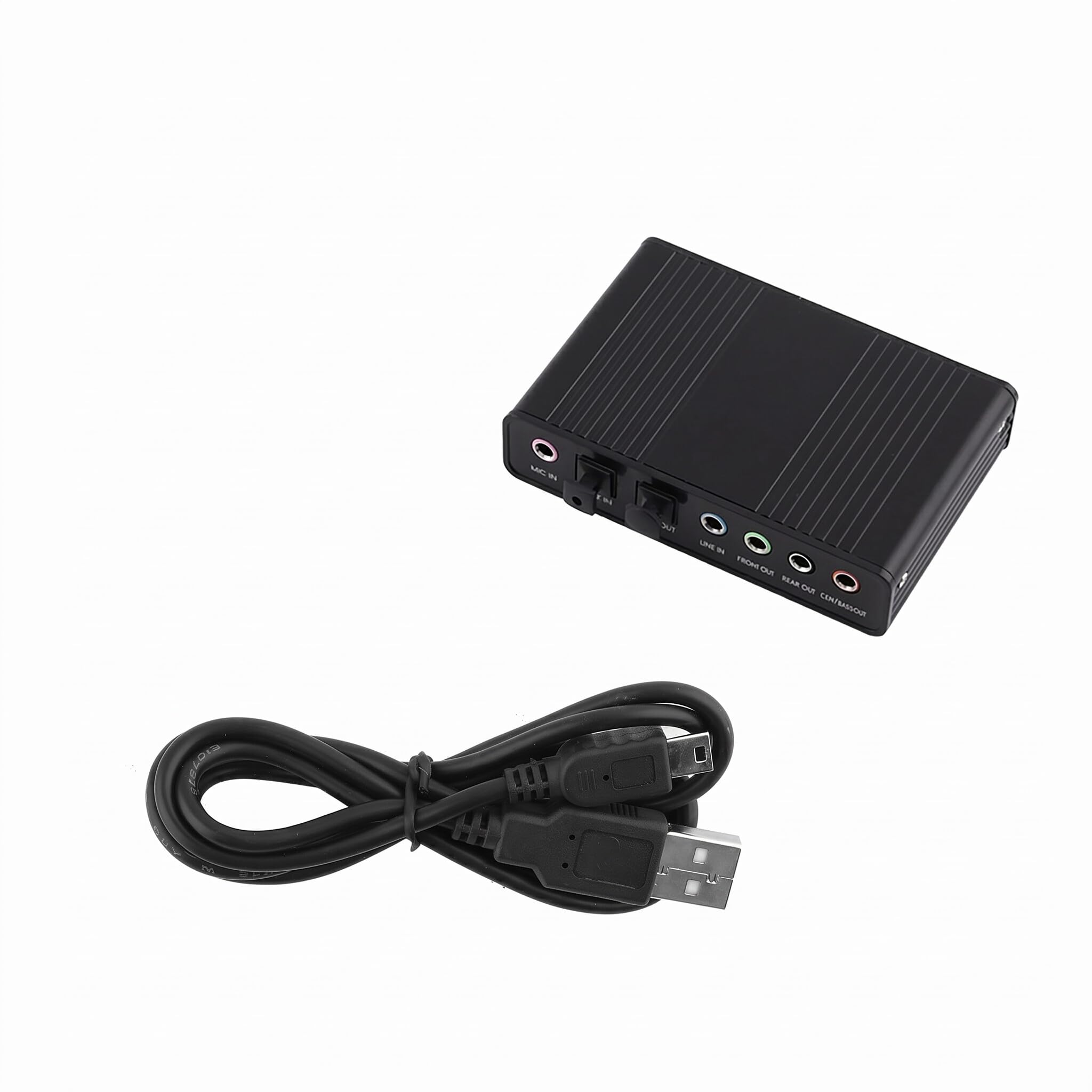 Karta dźwiękowa USB 5.1 6-kanałowa SPDIF Optyczne Zewnętrzne cyfrowe wyjście audio Adapter do PC