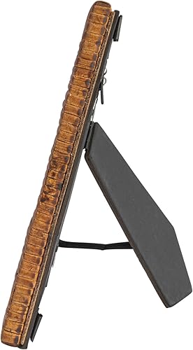 Miniatura 3 de Creative Co-op Marco de fotos de ratán tejido a mano, teñido natural (para fotos de 4 x 6 pulgadas)