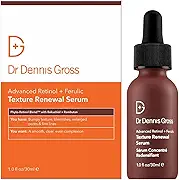 Dr. Dennis Gross Advanced Retinol + Ferulic Texture Renewal Serum – Anti-Aging Formula to Smooth Texture, Boost Radiance, and Minimize Fine Lines &amp; Wrinkles, 1 oz