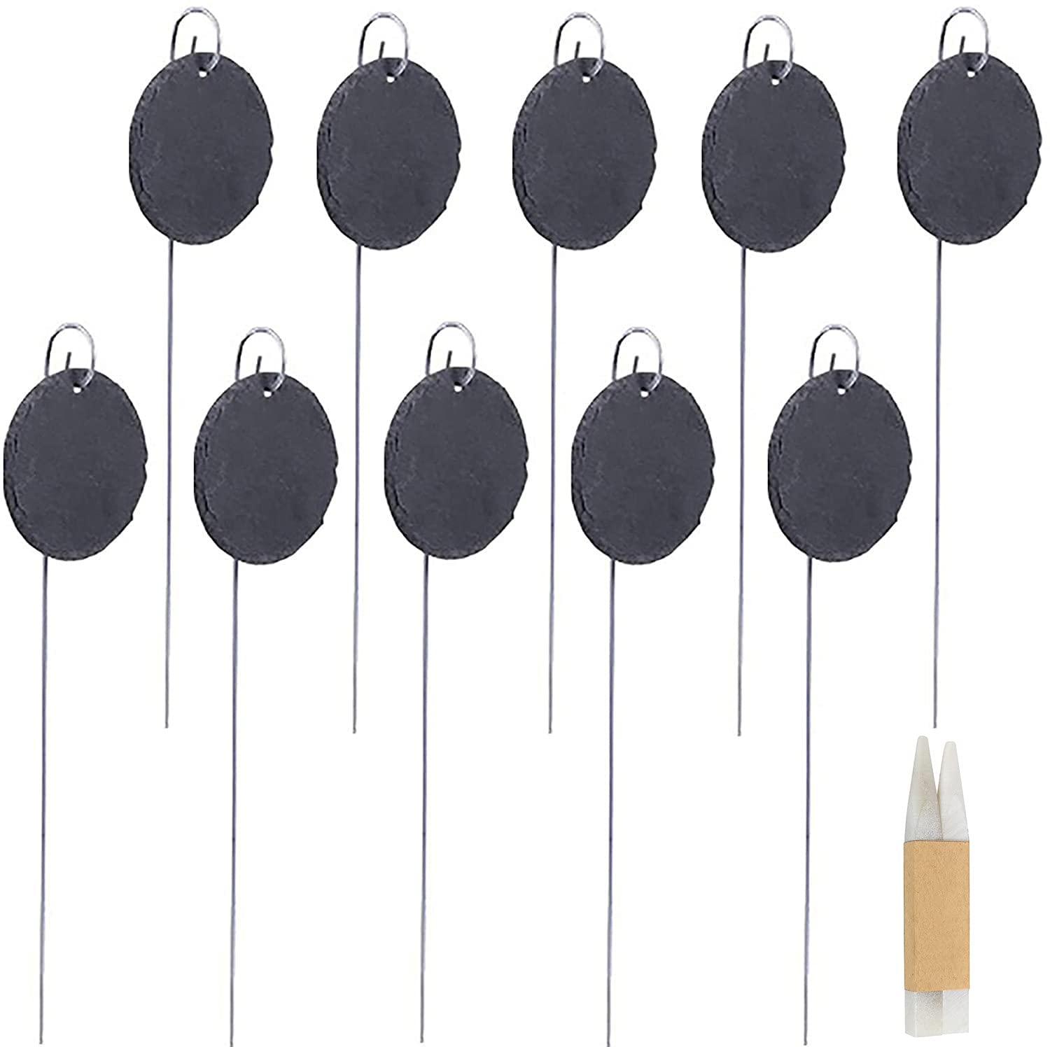 25 Etichette Per Piante In Metallo – Lunghe 25,4 Cm O 15,2 Cm, Zinco, Resistenti Alle Intemperie Per Giardino - 6