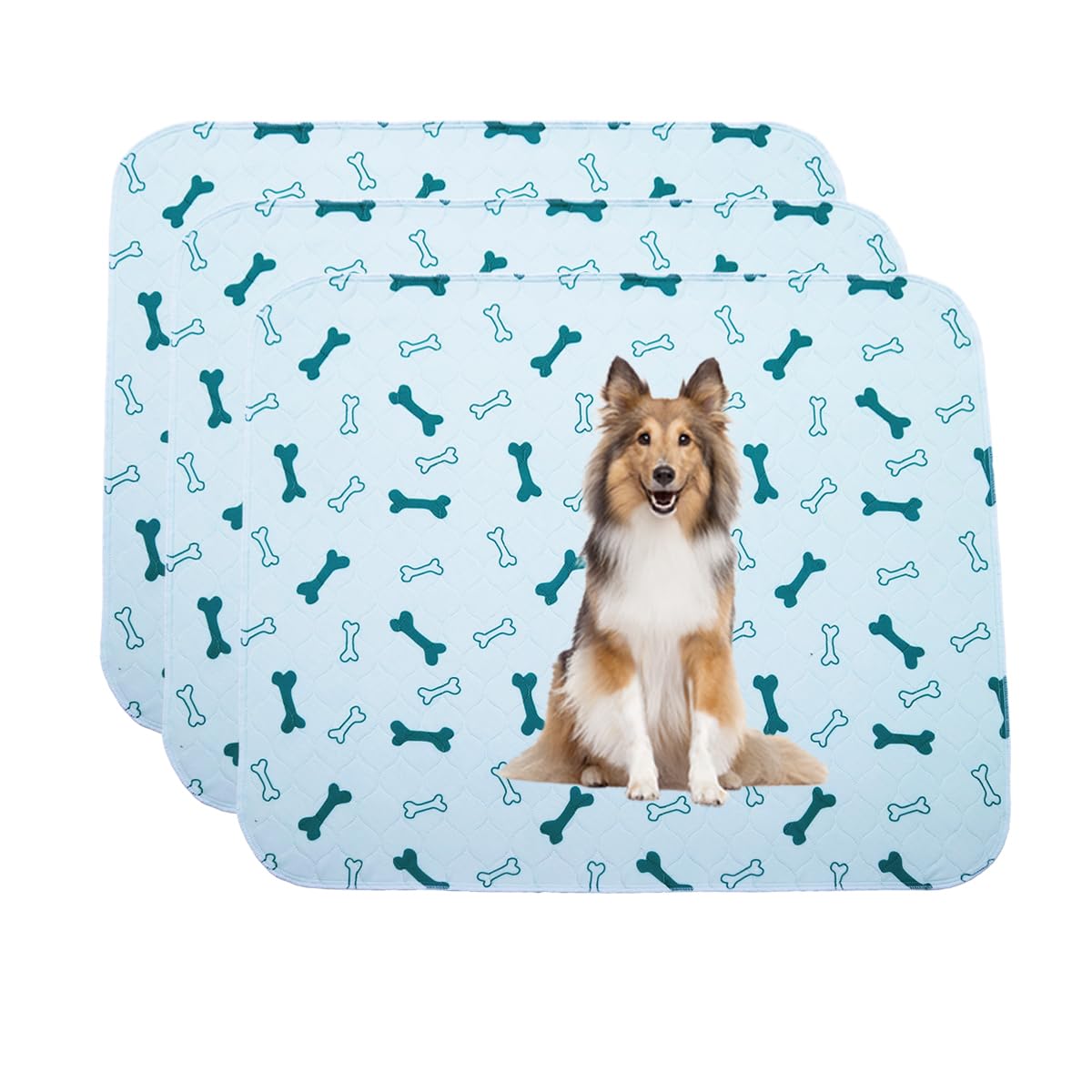 Almohadillas lavables XL para cachorros de 75 x 89 cm, reutilizables, almohadillas de entrenamiento para cachorros, almohadillas para orina de perro, impermeables, almohadillas de