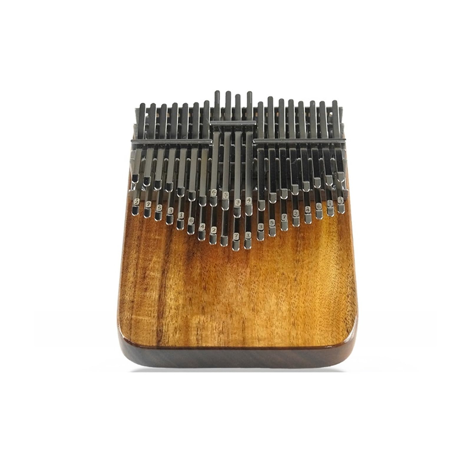 Anfänger-Kalimba Daumenklavier 38 Töne Kalimba 34 21 Chromatische Tonleiter Ganzton Doppelschicht(B major)