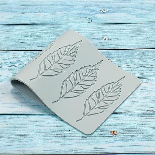 Miniatura 8 de TUKE Moldes de Silicona de Hojas Huecas Moldes de Chocolate Corazón de Enamorados Geometría Molde de Silicona 3D Chocolate Caramelo Molde de Hojas