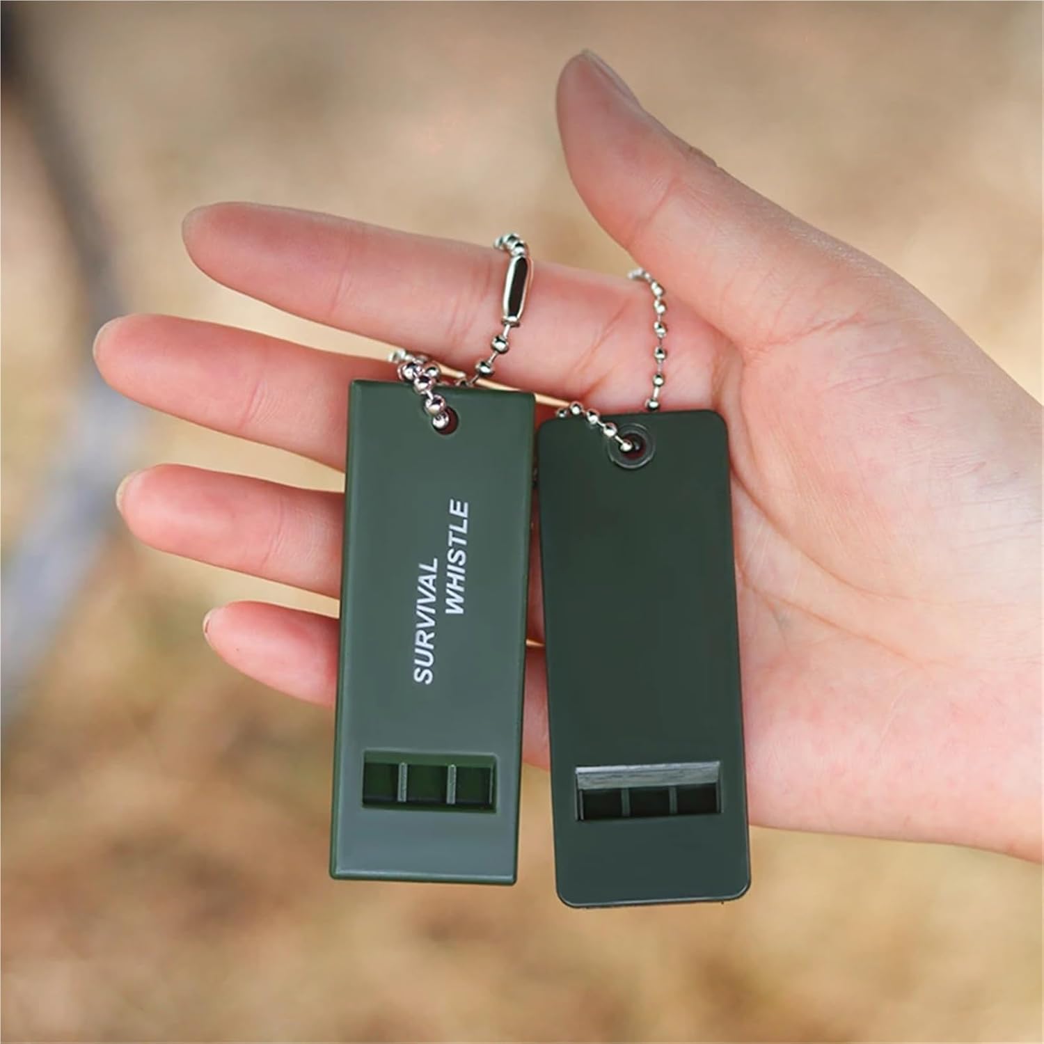 Safety Whistle 100 PCS High Decibel 3-Frequency Whistle Outdoor Emergency Survival