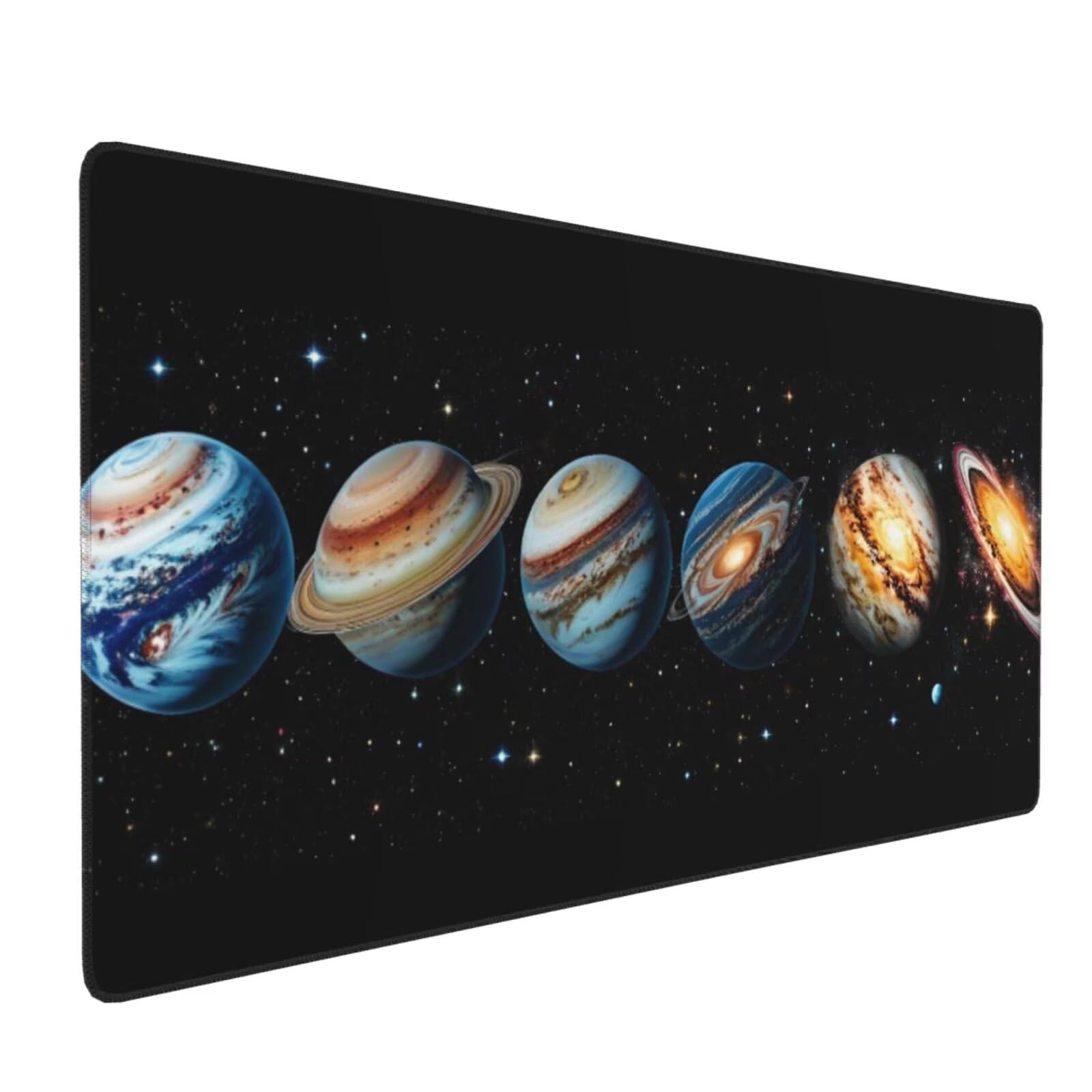 Galaxie Gamingowa podkładka pod mysz, XXL, 1600 x 800 x 3 mm, wodoodporna, antypoślizgowa podkładka pod mysz na biurko, poprawia precyzję i prędkość, akcesoria gamingowe do dekoracji domu, pokoju,