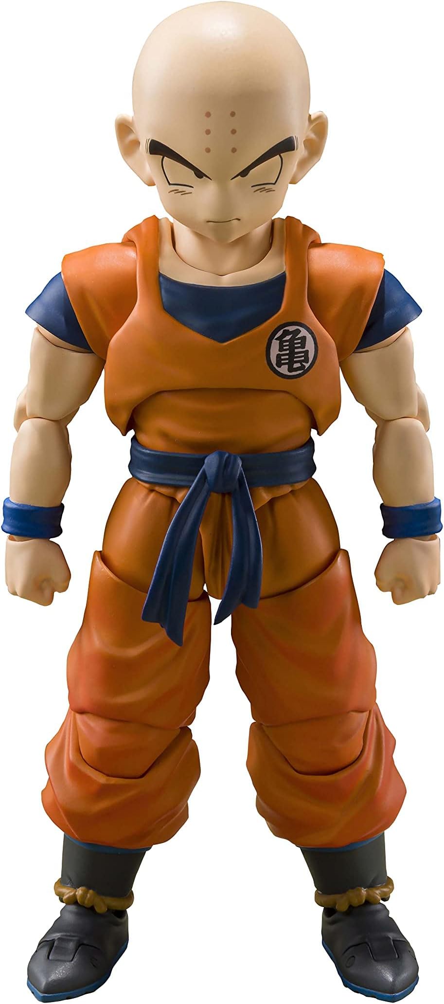Tamashi NATIONSS.H. Figuarts Dragon Ball Z Krillin - Earth's Strongest Man - Approx. 4.5 inches (115 mm), PVC & ABS Pre-painted Action Figure