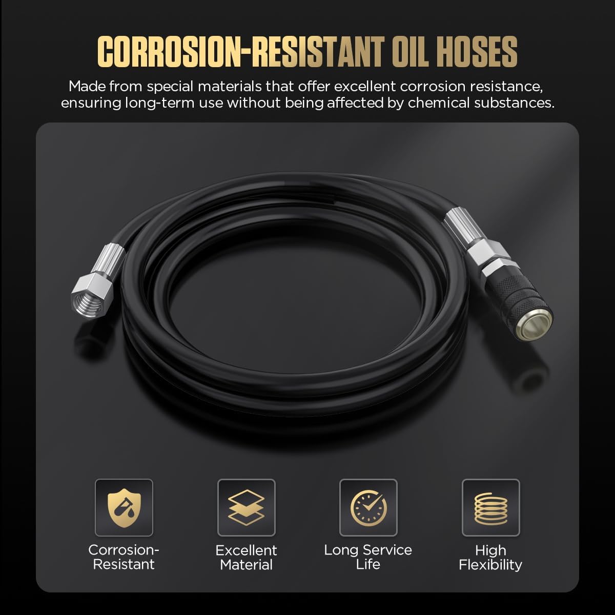 Corrosion-resistant oil hoses