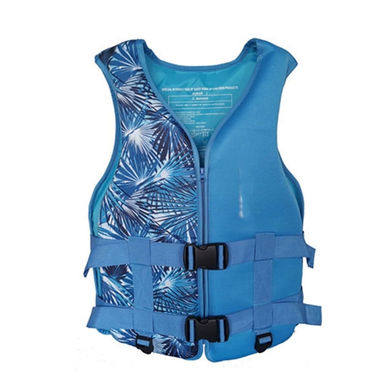 Chaleco de kayak ajustable con cremallera y hebillas