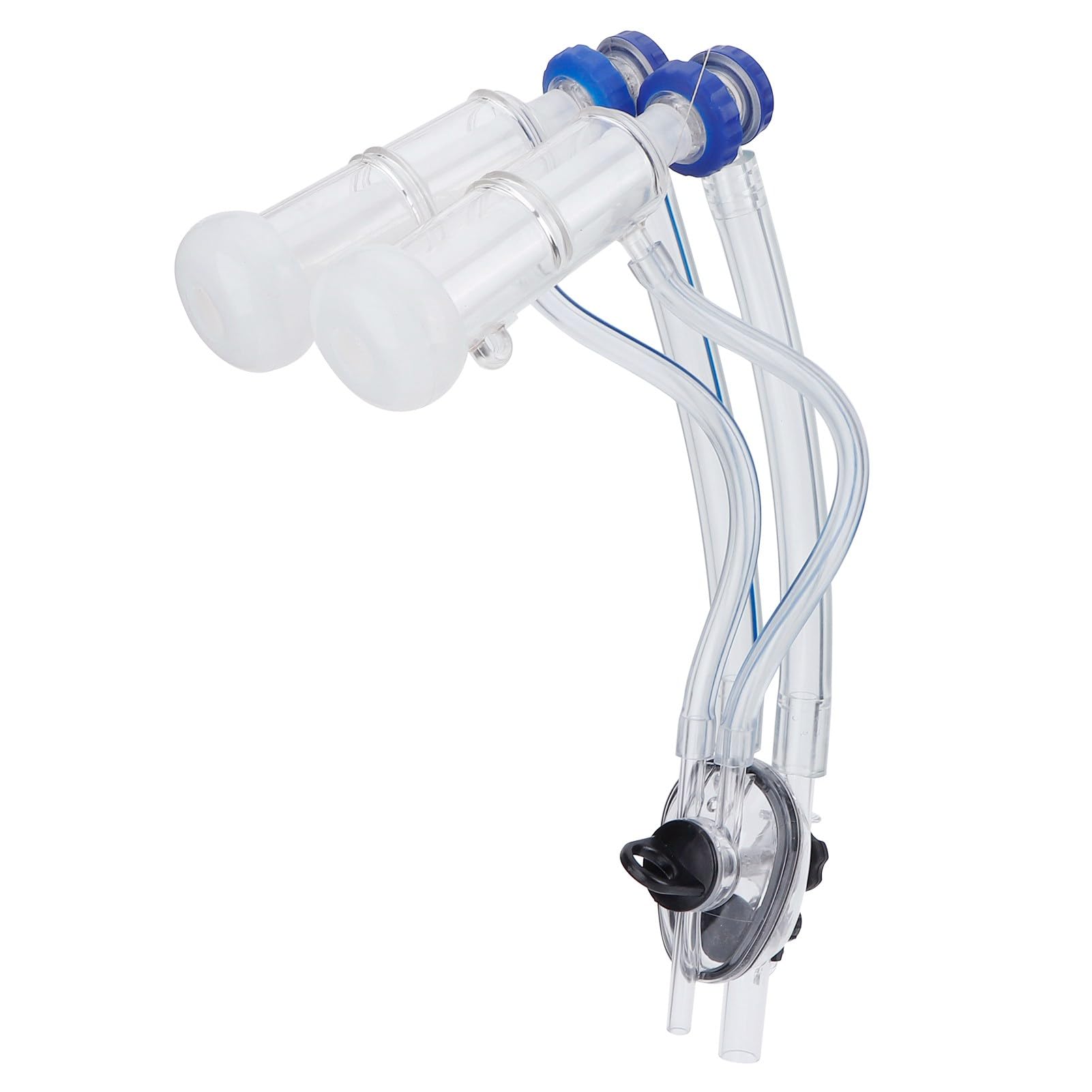 Naroote Conjunto de Pezoneras para Ordeño de Ovejas con Recolector de Leche, Repuestos de Silicona Suave para Máquinas de Ordeño, para la Recolección Leche en Granjas, Material Apto