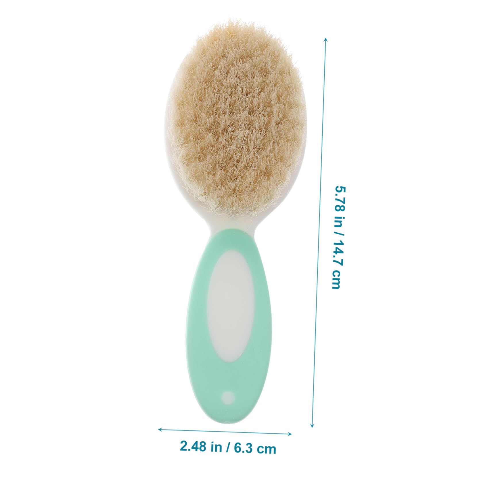 Totority Natural Wool Hair Brush Comb Set Scalp Massage Tool Hair Care Supplies Toddler Infant Shampoo Brush