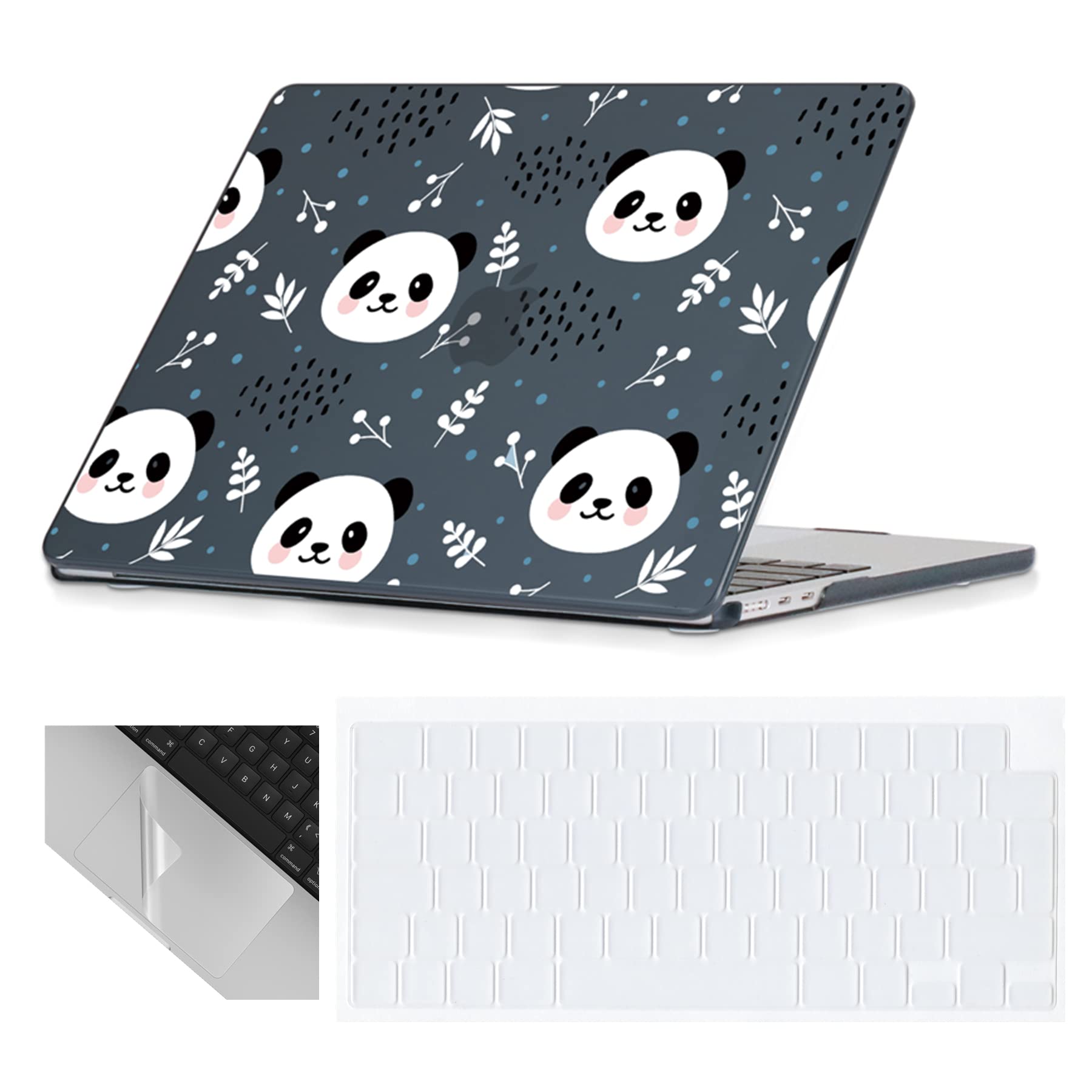 Se7enline Compatible with 13.6 MacBook Air Case M2 M3/M4 2022-2025 for Mac Air 13.6-inch A2681/A3113/A3240 Laptop Hard Shell Case with Keyboard Protective Cover & Trackpad Protector, Colorful Floret — view 50