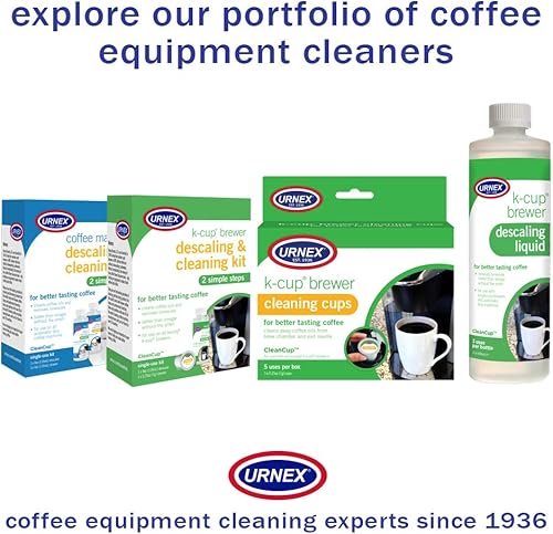 Miniatura 7 de Urnex K-Cup Cleaner - 5 Cleaning Cups - for Keurig Machines Compatible with Keurig 2.0 - Removes Stains Non-Toxic