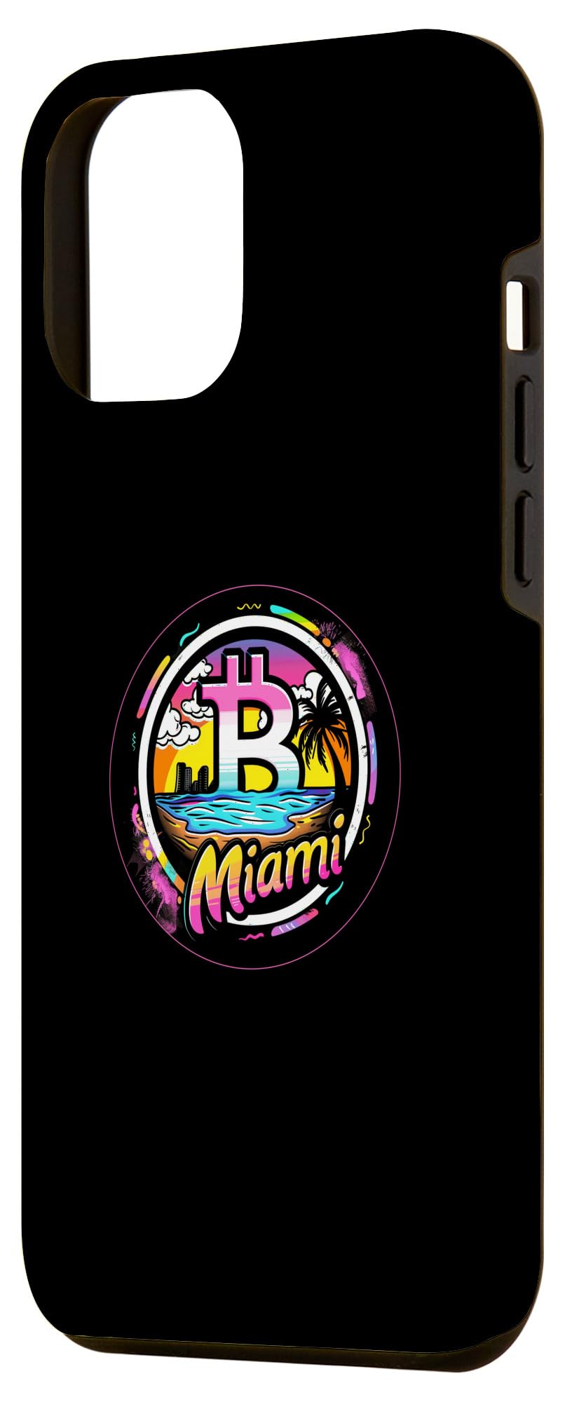 Amazon.com: iPhone 14 Plus Bitcoin Miami City Crypto Cryptocurrency Beach  Vibes Case : Cell Phones & Accessories