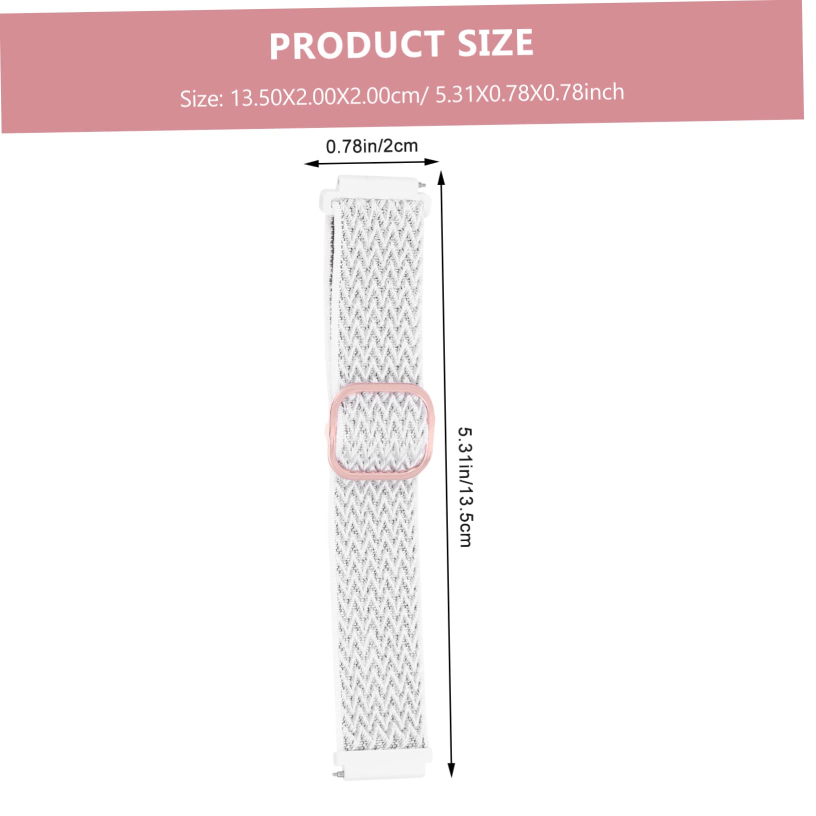 Artibetter 10piezas Correa Decorativa Tejida Para Reloj Banda De Diseño De Olas Pack Accesorio Para Especiales
