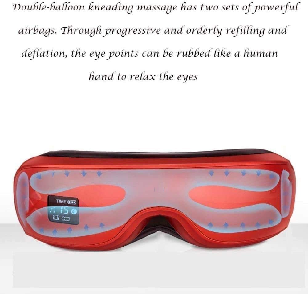 Massager Eye-Massager-with-Heat-Vibration, 180 ° Plegable, Masajeador de Shiatsu Portátil eléctrico para Ojos Secos Dolepos de Ojos Terapia de Alivio Fatiga Gran Idea de Regalo