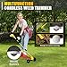 Aokia Weed Wacker Cordless for Lawn: Grass Mower with Roller - 2.0Ah Battery Powered for Hedge Clearance Yard Cutting Tree - String Trimmers for Garden Cutter Handyman Landscaper