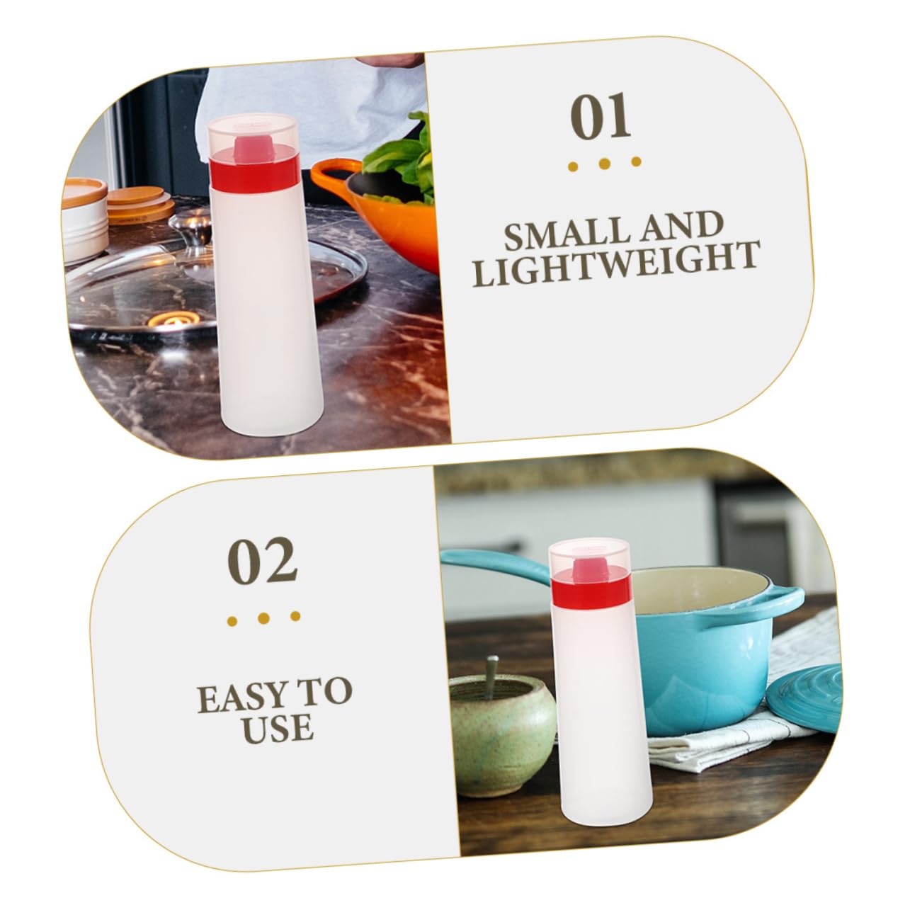 15pezzi Bottiglie Squeeze Per Condimenti Per Salsa Bbq Ketchup e Marmellata Bottiglie Ricaricabili Design Elegante Per Cucina e Ristorazione