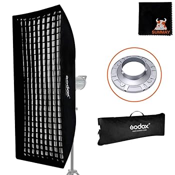 Amazon | GODOX 50x130cm グリッドソフトボックス ボーエンズ