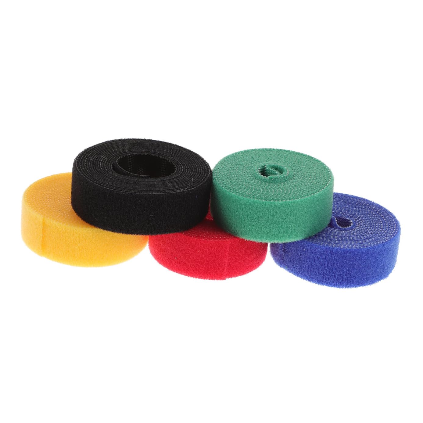 Housoutil 4 Sätze Drahtbinderücken Tucking Belt Kabelwickler Selbstklebendes Kordel-organizer-klebestreifen Kabelorganisatoren Draht-organizer-streifen 5 Rollen * 4