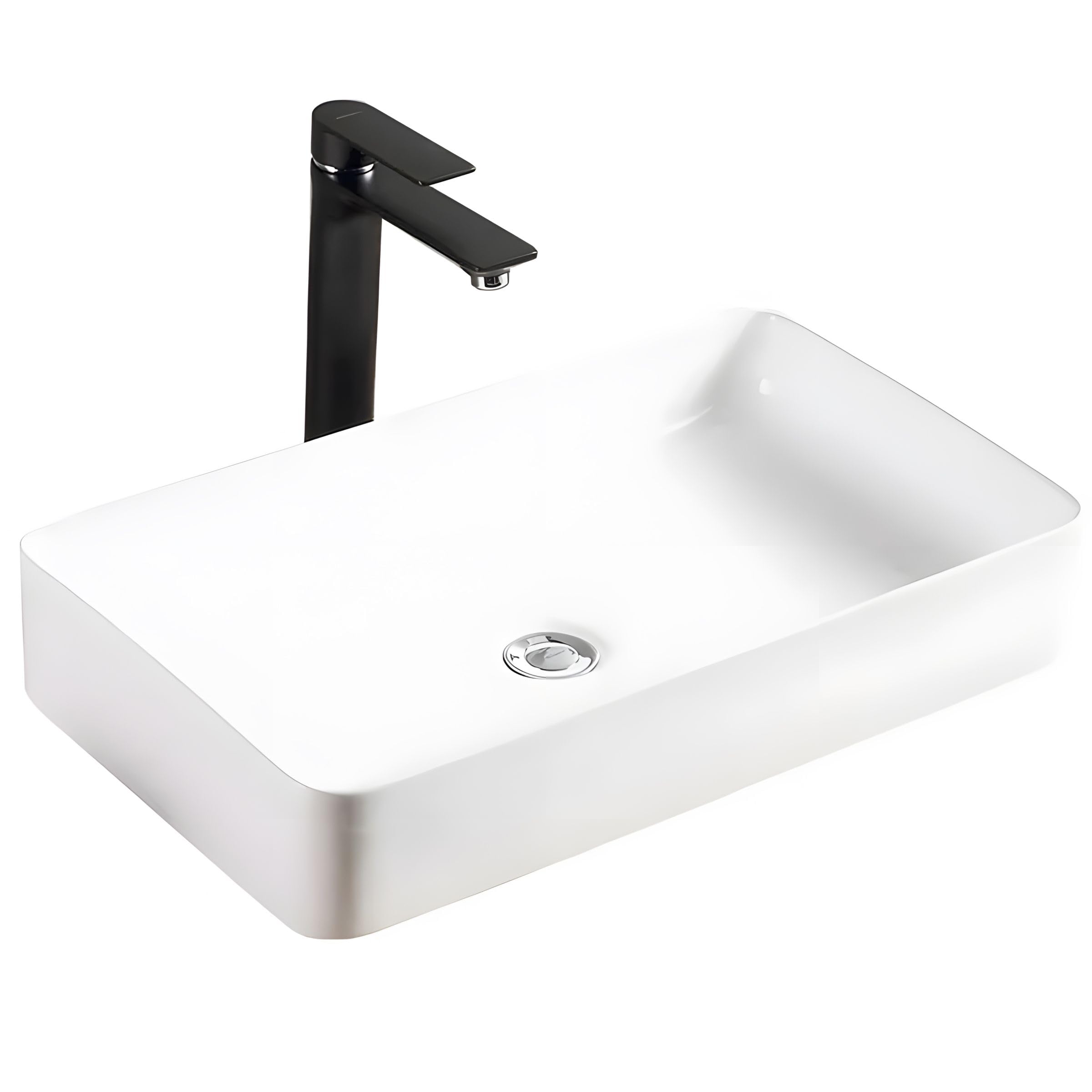 Rea Denis Bathroom Sink 615 x 350 x 110 mm Ceramic (White) โ image 1