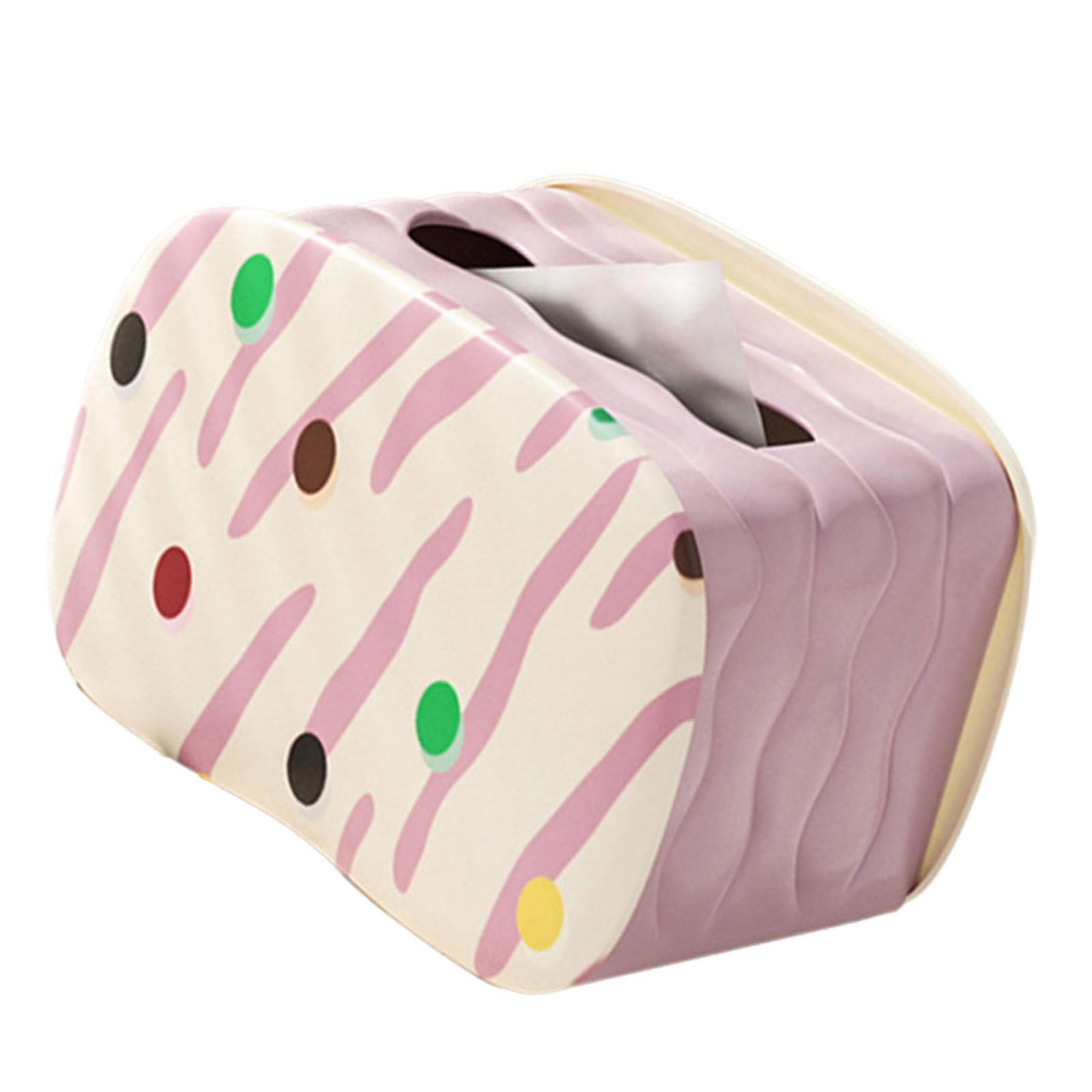 Xinsheinelry Multipurpose Tissue Covers with Bright Finish Portable for Most Home Use Accessory Supplies Organization Tissue Case