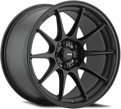 Konig Dekagram 18x8.5 5x100 + 44MM OFFSET SEMI-MATTE BLACK DK88510445
