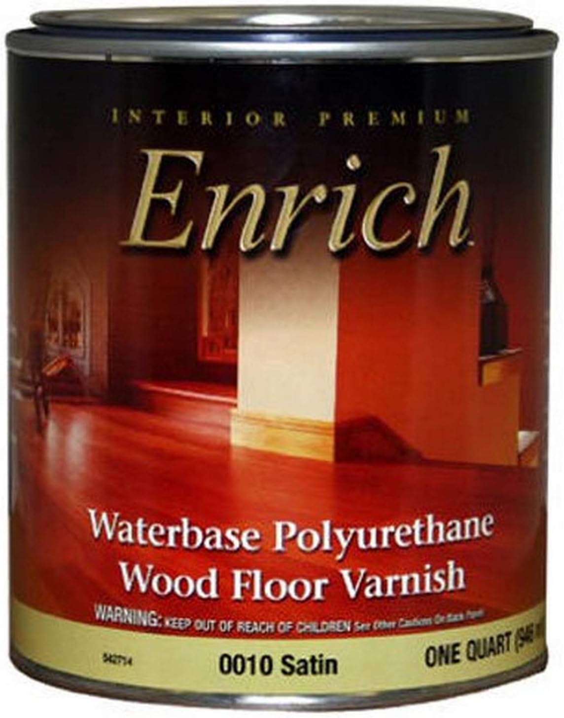 True Value 0010QT Enrich Satin Water Base Varnish and Floor Finish, 1