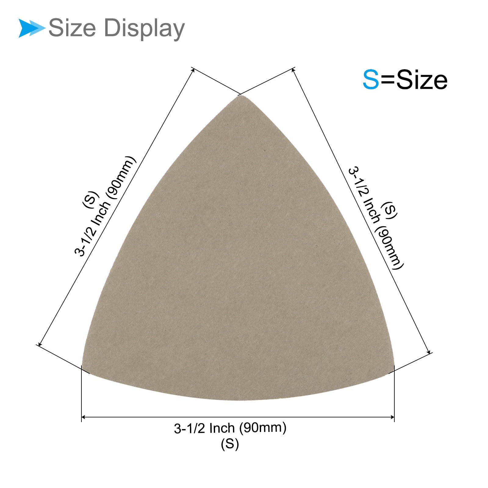 CoCud Hook and Loop Triangle Sanding Pads Oscillating Sand Papers - Image 2