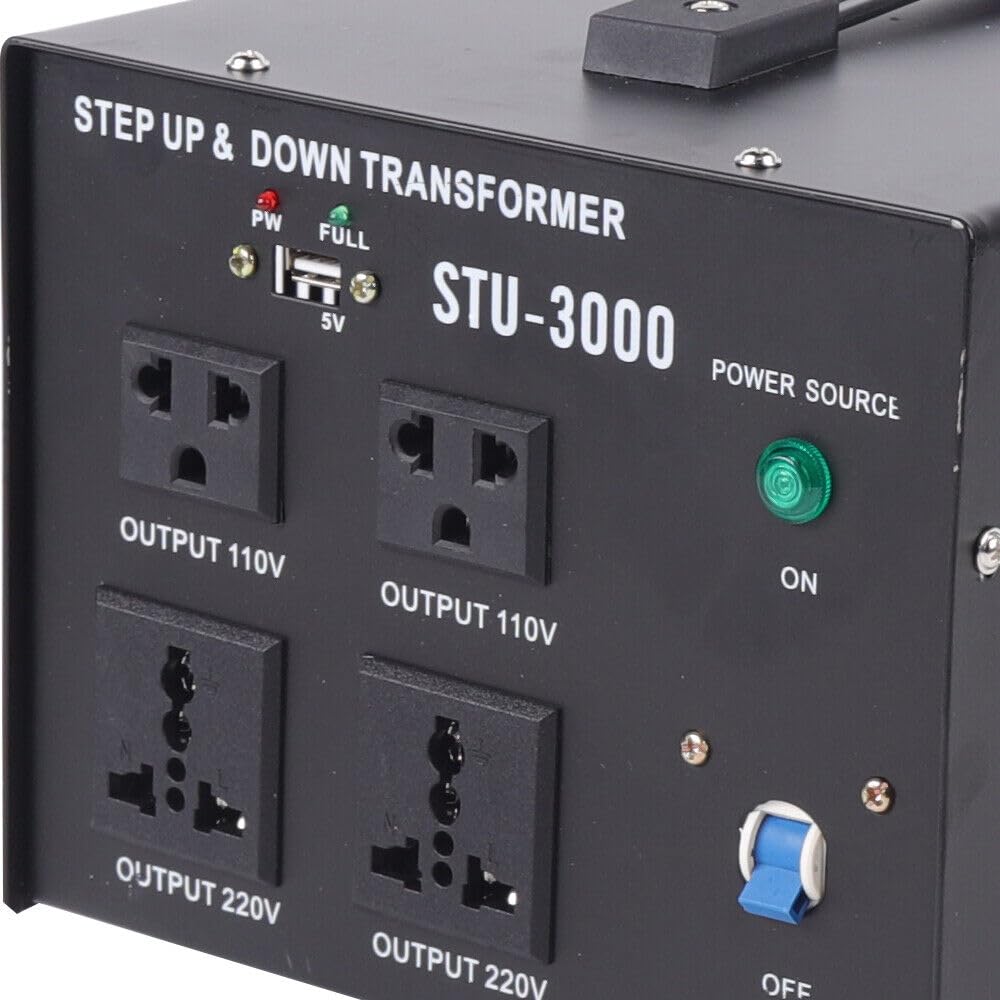 Trasformatore, convertitore di tensione, inverter, 220 V/230 V a 110 V, 3000 W