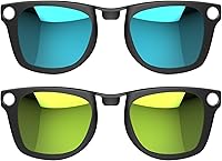 Vista 9 de 4 clips polarizados para Ray-Ban Meta Wayfarer y Gen 2 (RW4008/RW4012 Grande 53-22), clip de decoloración para Meta Wayfarer Gen 2 Protege tus ojos